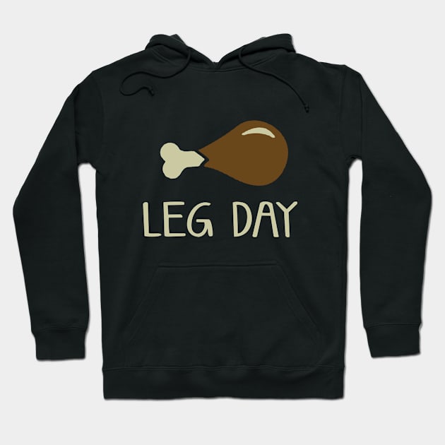 Leg Day Hoodie by theboonation8267